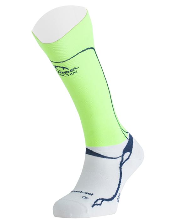 Kompresní ponožky LURBEL Reactive FIRTECH yellow, vel. 43-46