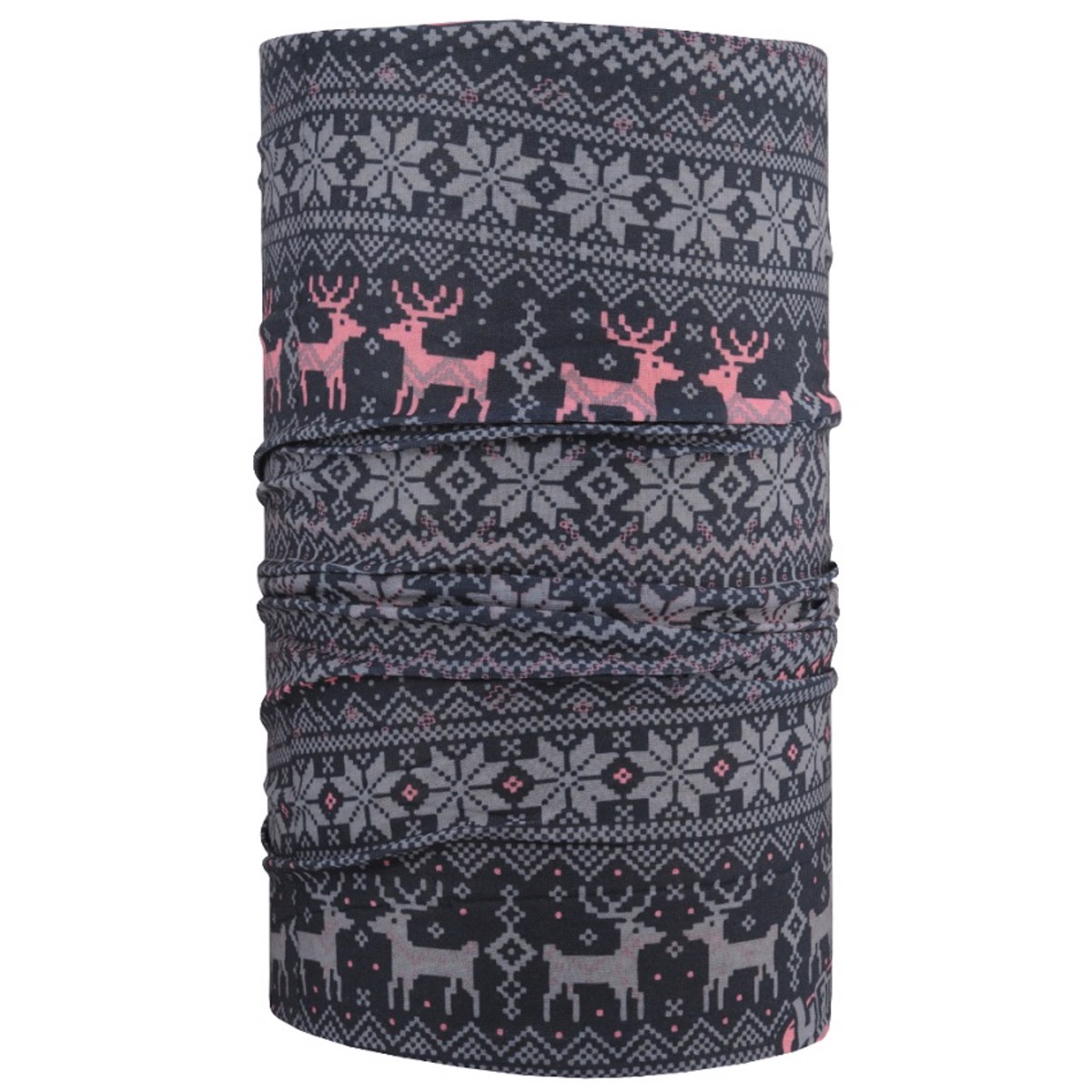 Multifunkční šátek 4FUN Deer pink