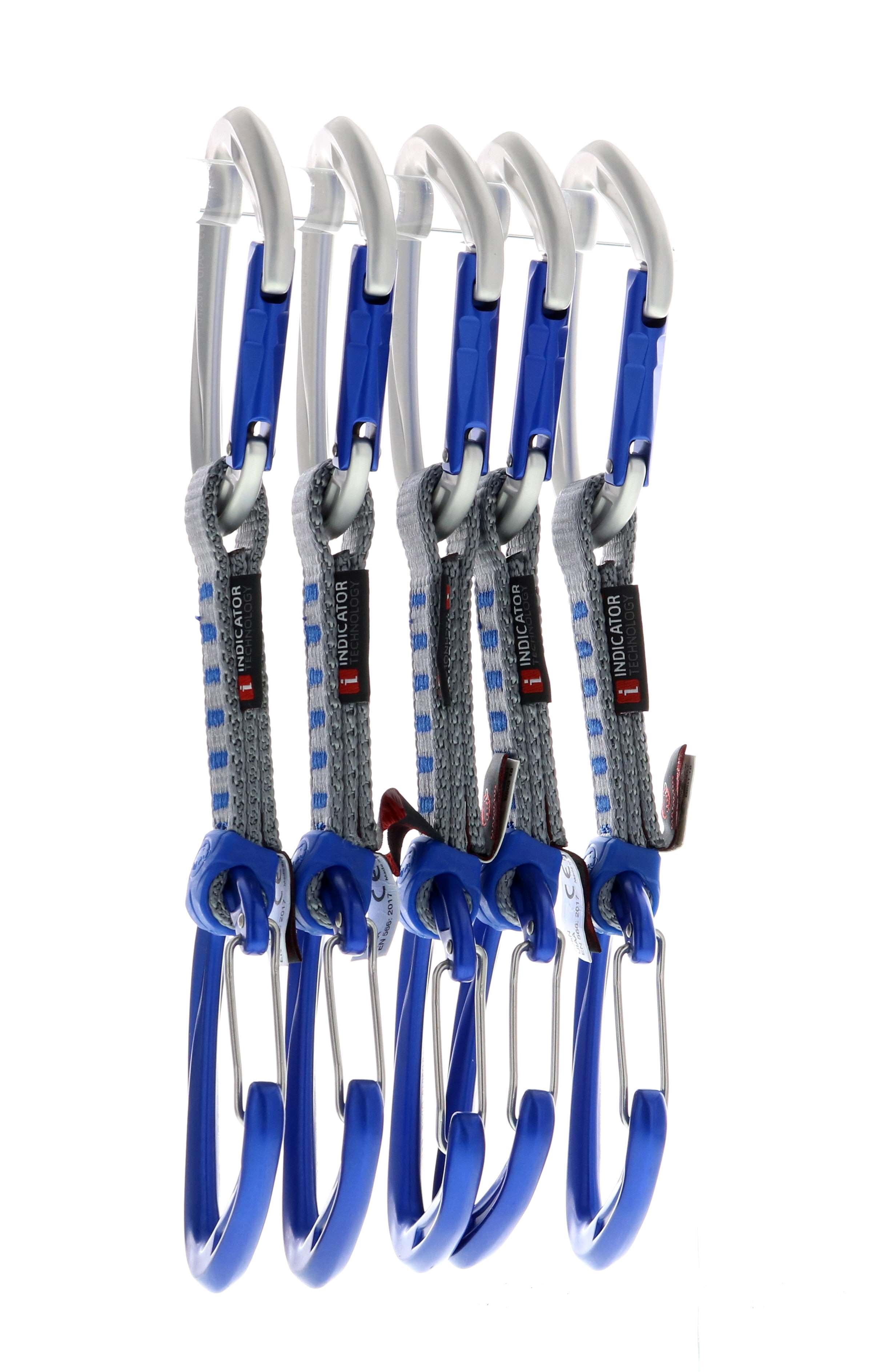Sada 5 ks expresek MAMMUT Crag Indicator Wire Express 10 cm